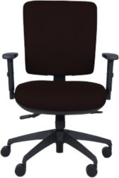 Energi 24 24 Hour Office Chair Fabric Black 
