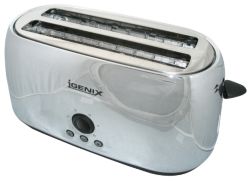 4 Slice Stainless Steel Toaster