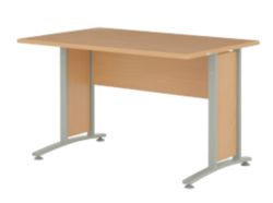 Prima Office Furniture 120cm Desk Beech 120W x 80D x 745H cm 