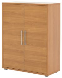 Prima Office Furniture Low Cupboard Beech 89W x 415D x 113H cm