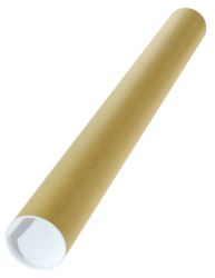 Postal Tubes Manilla 762 x 76 mm 6 Per Pack