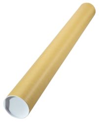 Postal Tubes Manilla 965 x 102 mm 4 Per Pack
