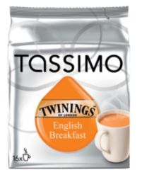 Twinings English Breakfast Tea Pods For Tassimo 16 pods