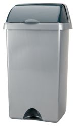 Addis Roll Top Waste Bin In Metallic Colour 48Ltr
