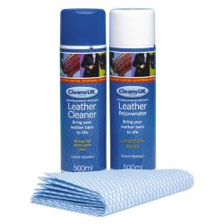 Cleans UK Professional Leather Cleaner Kit 500ml