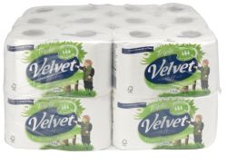 Velvet Toilet Tissue 24 Rolls Per Pack 