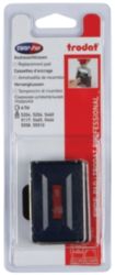 Replacement Twin Ink Pad for Trodat 4 Line Plus Date Stamp Red and Blue