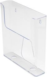Viking Wall Mounted Transparent A5 Brochure Holder 