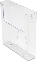 Viking Wall Mounted Transparent A4 Brochure Holder 