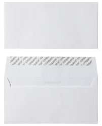 Conqueror Wove Peel And Seal Envelopes 120gsm High White DL 110 x 220 mm 500 Per Box