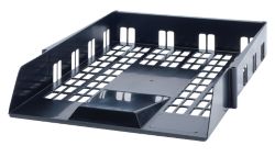 Viking Letter Trays Black 50 x 260 x 360 mm