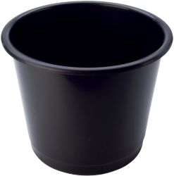 Plastic Waste Bins  Black