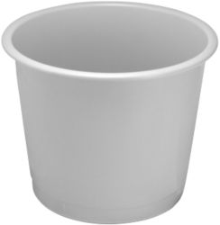 Plastic Waste Bins Grey