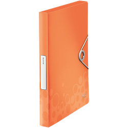 Leitz Dokumentmappe Bebop DIN A4 Orange Polyproplyen 25 x 25 x 3 7 cm