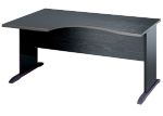 Bureau compact - Gamme Syracuse - piétement L - retour à gauche - L.160...