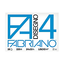Album da disegno Fabriano F4 24 x 33 cm 220 g/m bianco 20 fogli