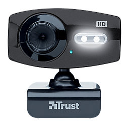 Webcam Trust Elight Full HD 1080P nero