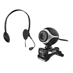Set Webcam + Microfono Trust Exis