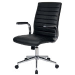 Etro Leather Faced Chair in Black