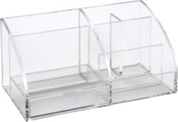 OSCO Desk Organiser pen tidy clear acrylic | eBay