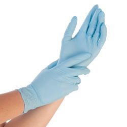 CLICK 2000 Handschuhe Puderfrei Nitril Größe S Blau 100 Stück