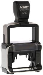 Trodat Professional 5203 Gepersonaliseerde stempel 7,3 x 3,7 x 14,5 cm Zwart