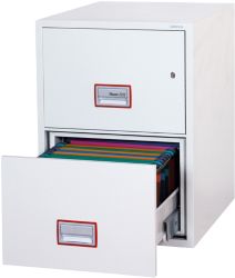 Armoire ignifuge Phoenix FS2262K Serrure à clé Blanc 530 x 810 x 720 mm