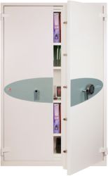 Coffre fort ignifuge Phoenix FS1923E Serrure électronique Blanc 1&nbsp;250 x 585 x 1&nbsp;950 mm