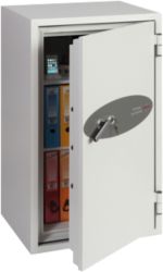 Coffre fort ignifuge Phoenix FS1911K Serrure à clé Blanc 690 x 650 x 1&nbsp;160 mm