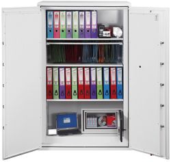 Coffre fort ignifuge Phoenix FS1914E Serrure électronique Blanc 1&nbsp;125 x 650 x 1&nbsp;685 mm