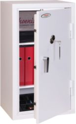 Coffre fort Phoenix SS1162K Serrure à clé Blanc 570 x 500 x 1&nbsp;000 mm