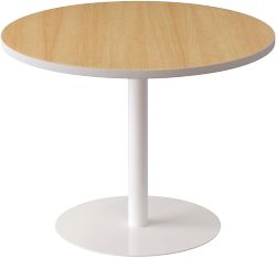 Table de réception Paperflow Easyoffice Imitation hêtre 800 x 800 x 600 mm