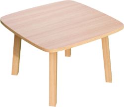 Table de réception Paperflow Woody Imitation hêtre 600 x 600 x 400 mm