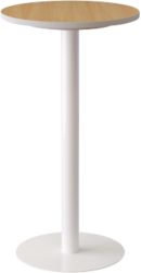 Table à café Paperflow Easydesk Imitation hêtre 600 x 600 x 1&nbsp;100 mm