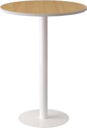 Table à café Paperflow Easydesk Imitation hêtre 800 x 800 x 1&nbsp;100 mm