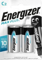Piles Energizer Max Plus C LR14 1,5V Alcaline 2 Unités
