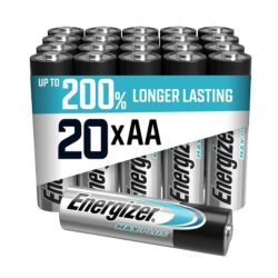 Piles Energizer Max Plus AA LR6 1,5V Alcaline 20 Unités