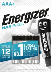 Piles Energizer Max Plus AAA LR03 1,5V Alcaline 4 Unités