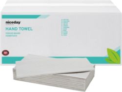 Essuie mains Niceday Professional Standard 2 épaisseurs Pliage en V Blanc 15 Unités de 250 Feuilles