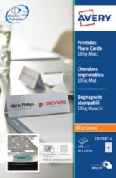 Cartes de visite AVERY Zweckform C32253 25 Blanc Mat 185 g