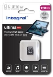 Carte mémoire micro SDXC Integral V30 128 Go
