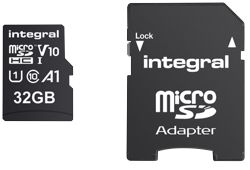 Carte mémoire micro SDHC Integral V10 32 Go