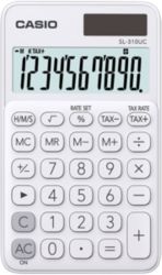 Calculatrice de poche Casio SL 310UC WE 10 chiffres Blanc