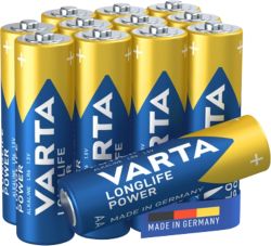 Piles VARTA LONGLIFE Power AA 12 Unités