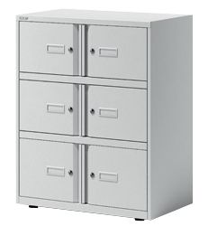 Caisson Bisley Essentials 6 tiroirs Blanc 100 x 470 x 100 mm