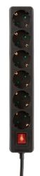 Multiprise Nedis EXSO630F2BK 6 prises 3 m Noir