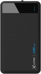Batterie externe XLayer Colour Line 4000 mAh Noir