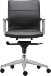 Fauteuil de direction Realspace Ares Cuir PU et PVC Noir