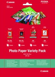 Pack assortiment   papier photo A4 et 10 x 15 cm Canon VP 101 170 g