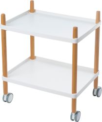 Trolley 2 plateaux Paperflow Blanc 500 x 360 x 550 mm